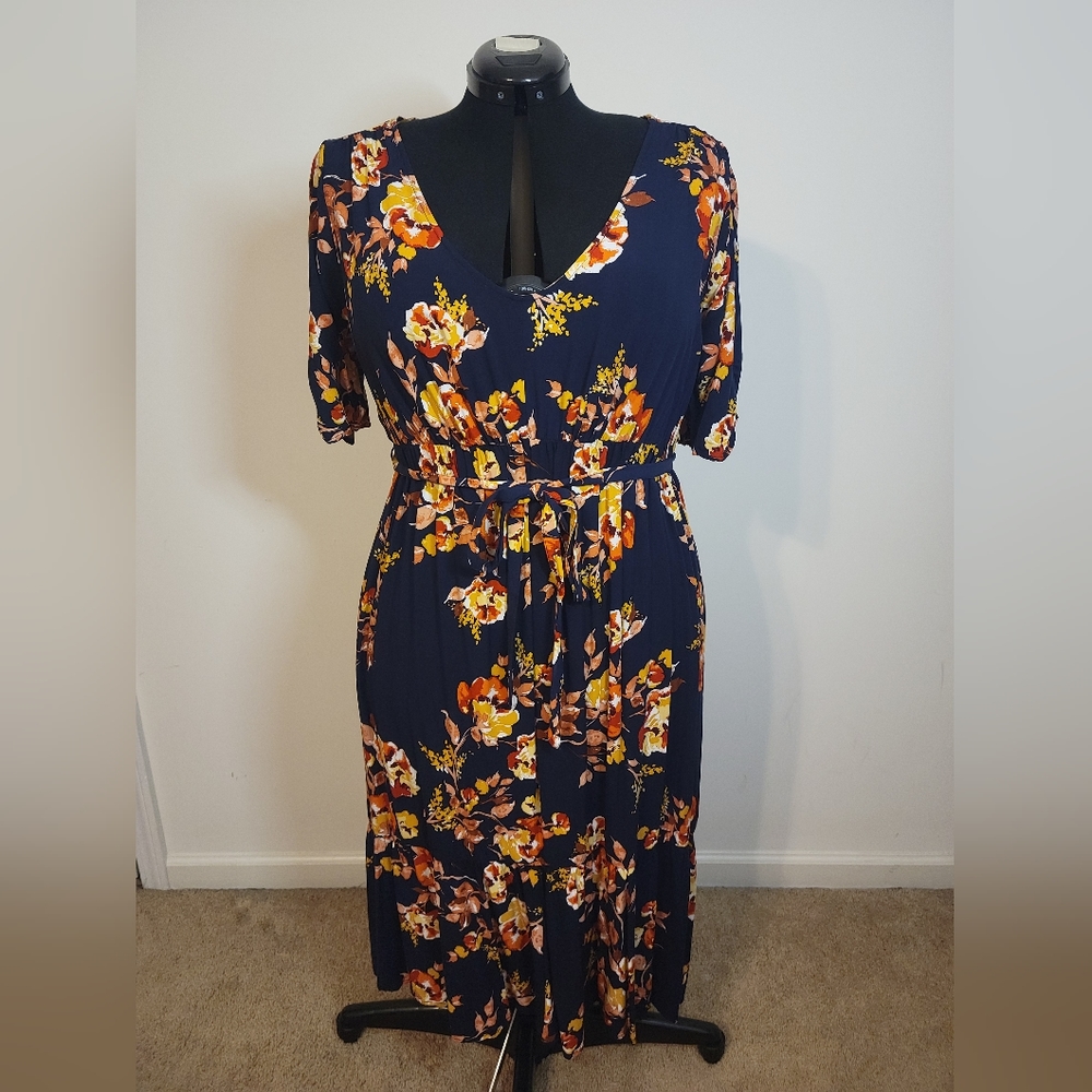 Isabel Floral Maternity Dress